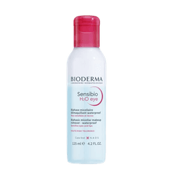 מים מיסלריים סנסיביו | להסרת איפור עמיד במים | מכיל 125 מל | ביודרמה