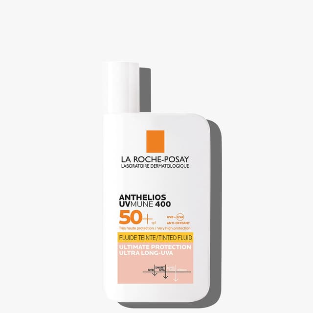 אנתליוס פלואיד UVMUNE400 | תחליב פנים SPF50 ללא גוון | 50 מל | ANTHELIOS UVMUNE 400 - לה רוש פוזה