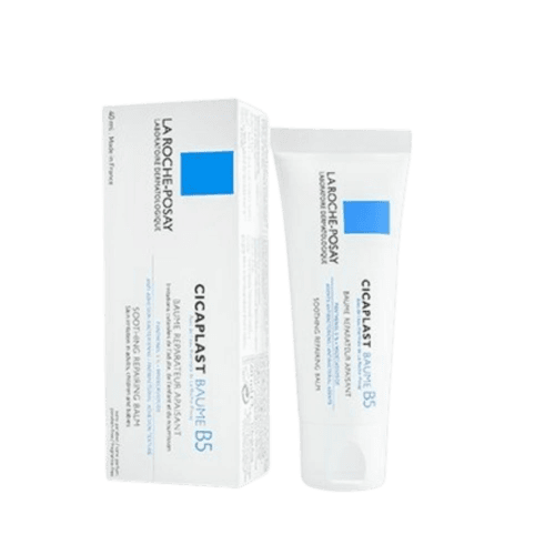 CICAPLAST BAUME B5 | סיקאפלסט באום B5 | קרם פנים לשיקום והרגעה לעור מגורה פגוע ויבש | 40 מל | לה רוש פוזה