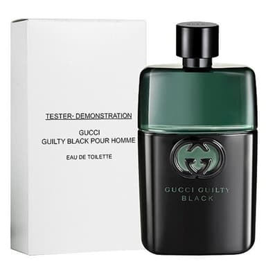 בושם לגבר גוצי טסטר GUCCI GUILTY BLACK 90 ML EDT TESTER