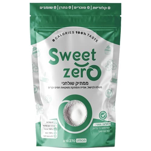 ממתיק שולחני | מכיל 270 גרם | סוויט זירו | SweetZero