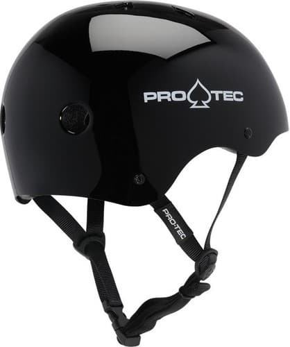 קסדת בוגרים פרוטק דגם קלאסיק שחור מבריק PRO-TEC - PRO-TEC - קסדות