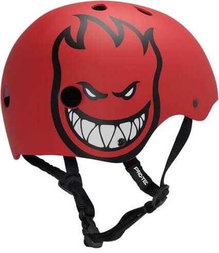 קסדת בוגרים פרוטק דגם קלאסיק ספיטפייר ראש גדול אדום