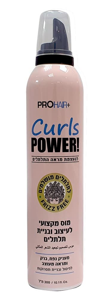 מוס שיער | לעיצוב תלתלים | PRO HAIR | מכיל 300 מל