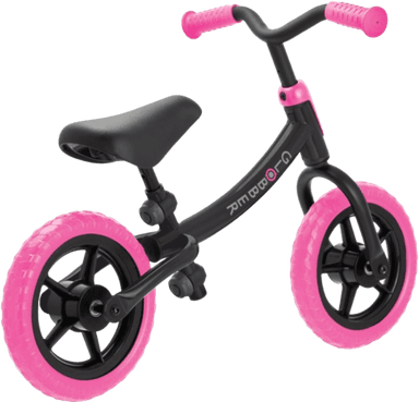 אופני איזון Globber GO BIKE - צבע ודור פוקסיה 2024 גלגלי אוויר גלובר - GLOBBER - אופני איזון גיל 2+