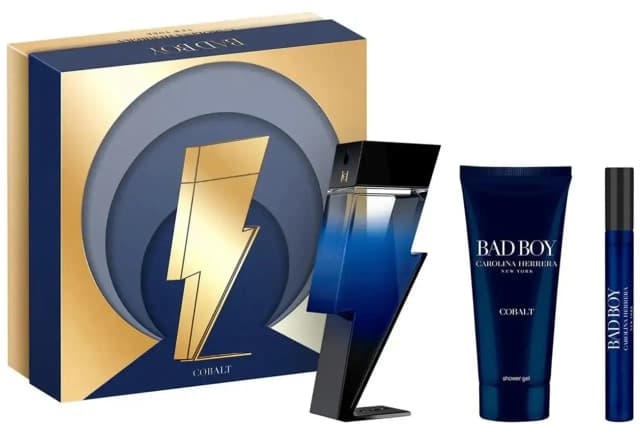 מארז קרולינה הררה באד בוי קובלט - אדפ 100 מל + אדפ 10 מל + ג'ל רחצה 100 מל