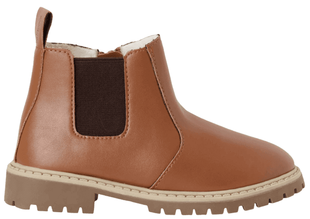 מגפונים לילדים בייבי מוקס Baby mocs צבע חום בהיר