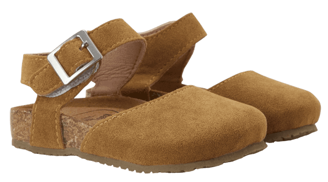 נעלי בובה של בייבי מוקס Baby mocs צבע חרדל