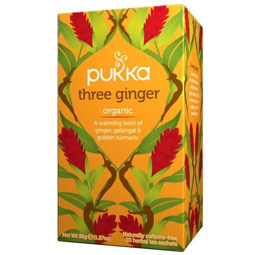 חליטת תה שלוש גינגר