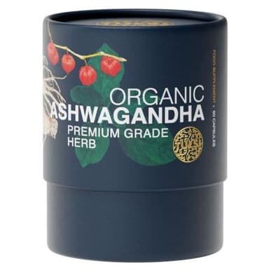 אשווגנדה אורגנית | מכיל 60 כמוסות | ORGANIC ASHWAGANSHA | פוקה | PUKKA