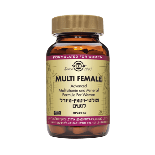 מולטי ויטמין-מינרל לנשים MULTI FEMALE