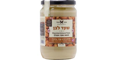 חמאת שקד לבן אריזה משפחתית