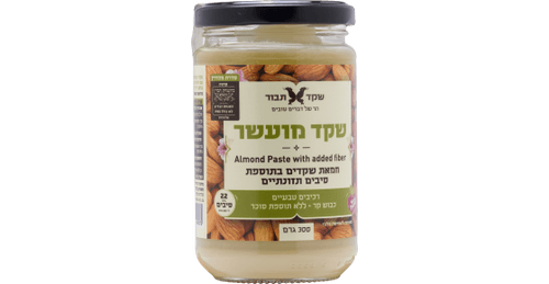 שקד לבן מועשר - בתוספת סיבים תזונתיים