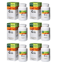 ויטמין C 1000-לבליעה | ויטמין C בריכוז גבוה | 600 טבליות | מבצע שישייה | פלוריש הדס | Floris Hadas