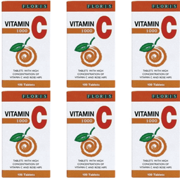 מבצע שישייה | מבצע זוג | ויטמין C1000 | מכיל 100 טבליות לבליעה | ריכוז גבוה | בתוספת פקעות ורדים | כשר | פלוריש הדס | Floris Hadas