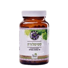 פסיפלורה | מכיל 90 כמוסות צמחיות | תוסף תזונה | כשר פרווה | דר גרין | Dr Green