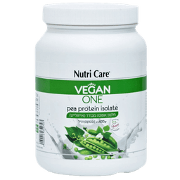 אבקת חלבון אפונה מבודד | אייזוליט | טעם וניל | 600 גרם | נוטרי קר | Nutri Care