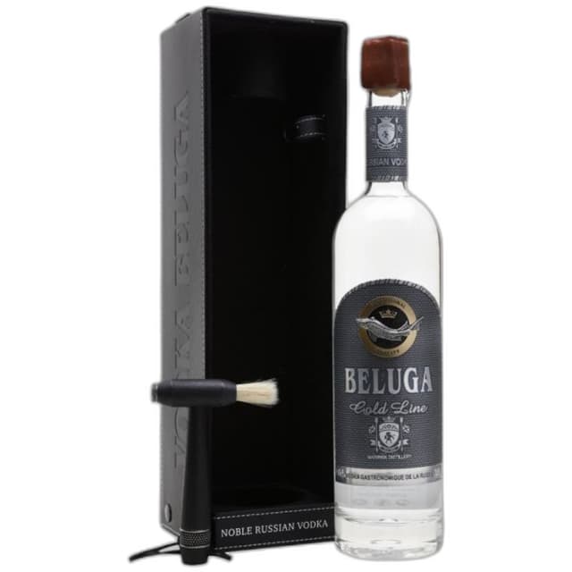 וודקה בלוגה גולד ליין אריזת עור - 700 מל