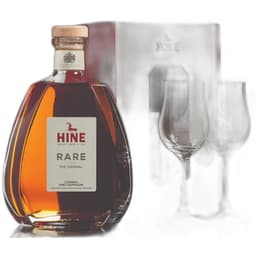 מארז HINE RARE VSOP + זוג כוסות