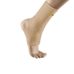 מגן קרסול אלסטי איכותי נעים למגע מתאים לשימוש יומיומי המסייע בהקלה בכאבים והורדת נפיחות בקרסול | צבע חום | מידה XS אוריאל | URIEL