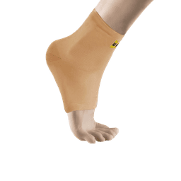 מגן קרסול אלסטי איכותי נעים למגע מתאים לשימוש יומיומי המסייע בהקלה בכאבים והורדת נפיחות בקרסול | עם עקב סגור | מידה L אוריאל | URIEL