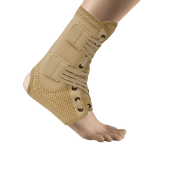 מייצב קרסול לתמיכה בקרסול ומניעה קלה של תנועות לא רצויות | עשוי בד אוורירי | צבע בז' | מידה L אוריאל | URIEL - אוריאל | URIEL - אביזרים ואורטופדיה