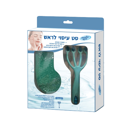 סט עיסוי לראש ירוק מדיק ספא | Medic Spa