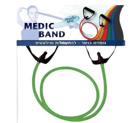 גומיית כושר מדיק בנד בינוניקשה - להתעמלות ופילאטיס | medic spa מדיק ספא | Medic Spa