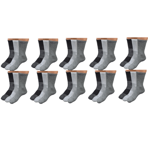 מבצע עשיריה | זוג גרבי חורף לסוכרתיים אנטי בקטריאליים להקלה על לחץ הדם בצבע שחור | מידה 43-46 אוריאל | URIEL