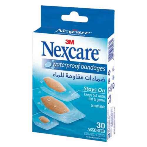 נקסקר | פלסטר שקוף | עמיד במים | 30 יחידות | גדלים שונים