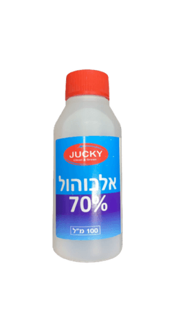 אלכוהול | 70 אחוז | מכיל 100 מל