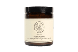 נר ברגמוט קטן | בריח הדרי פרחוני | משעווה צמחית | ללא פראפין אמה לורה | Ama lurra