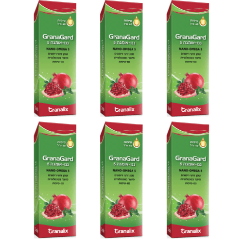 מבצע שישיה | ננו-אומגה 5 | טיפות | רכיבים טבעיים | גרנליקס | מכיל 40 מל