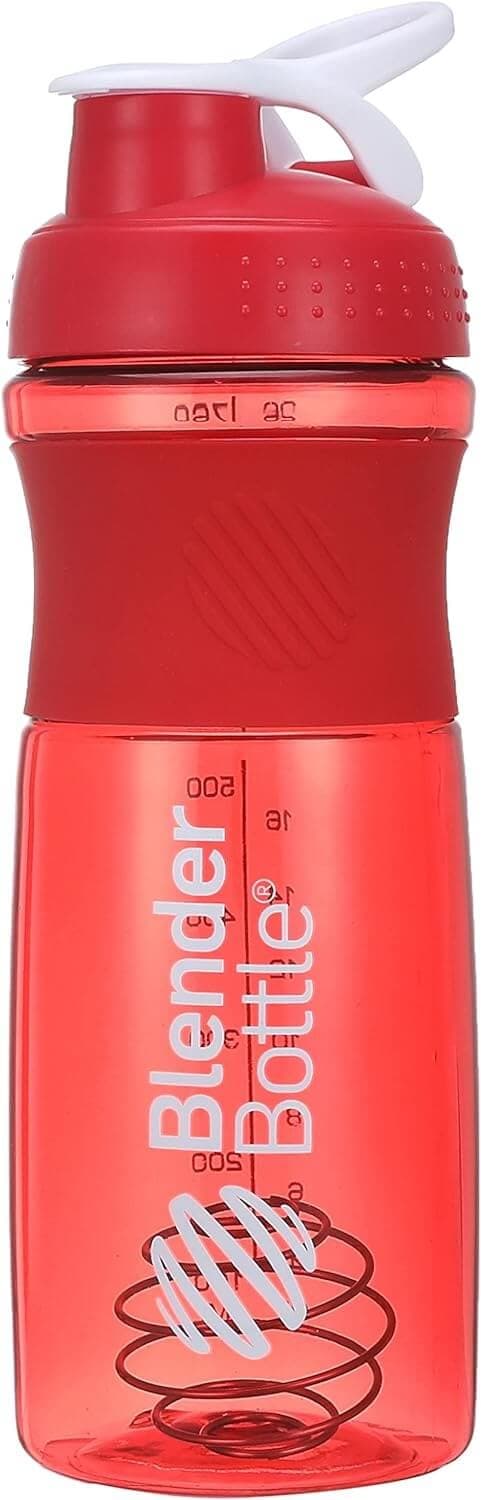 שייקר | עם סליל לערבוב | צבע אדום | מכיל 800 מל