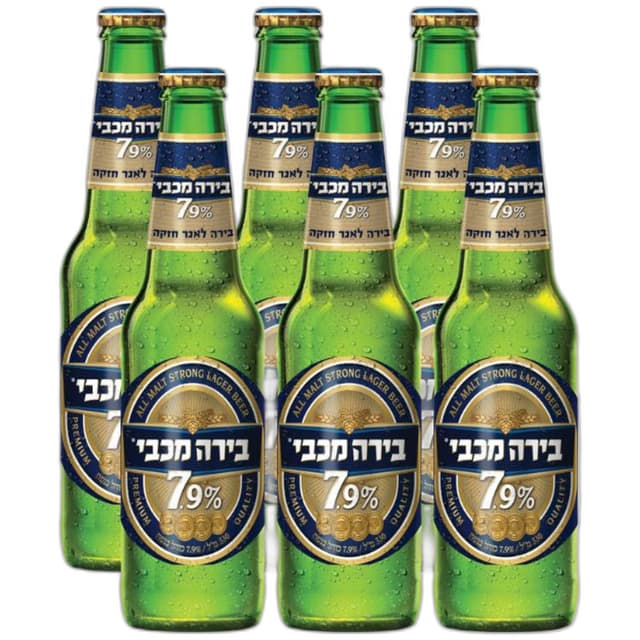 שישייה בירה מכבי 79 - 330 מל
