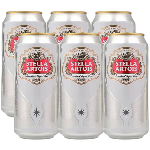 שישייה בירה סטלה ארטואה - 500 מל