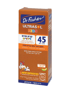 אולטרסול קידס | SPF45 | קרם הגנה לילדים | 75 מל | דר פישר | Dr Fischer