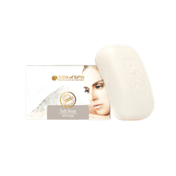 סי אוף ספא | סבון מלח | 125גרם | עשיר ב-27 מינרלים חיוניים מים המלח סי אוף ספא | Sea Of Spa