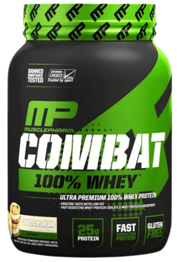 MUSCLEPHARM COMBAT 100 WHEY | אבקת חלבון מאסל פארם כשר בטעם בננה 2269 קג מאסל פארם | MusclePharm