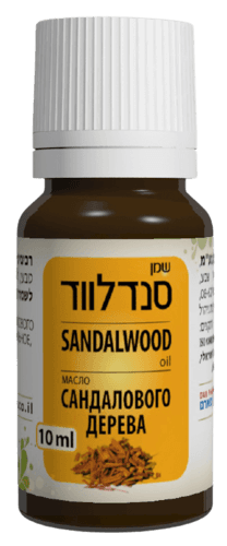שמן סנדלווד | מכיל 10 מל | טבעי | ללא בישום | לשימוש חיצוני בלבד | דן פארם | Dan Pharm