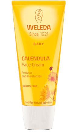 קרם לחות קלנדולה לפנים לתינוק | מכיל 50 מל | וולדה בייבי | וולדה | Weleda