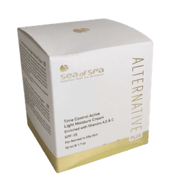 קרם לחות פעיל | במרקם קליל | 50מל | מועשר בויטמין A ושמן זית | סדרת ALTERNATIVE | סי אוף ספא | Sea Of Spa
