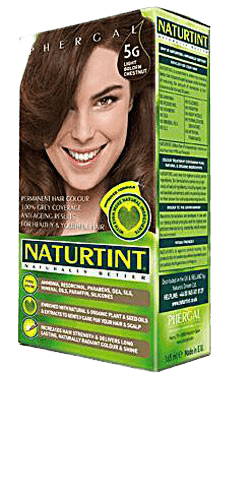 נטורטינט | צבע שיער קבוע | 5G ערמונים בהיר מוזהב | מכיל 165 מל | נטורטינט | NATURTINT