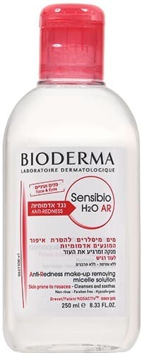 מים מיסלרים | להסרת איפור | מונעים אדמומיות | לעור רגיש | מכיל 250 מל ביודרמה | Bioderma