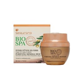 מסיכת בוץ מינרלית | מכיל 50 מל | לפנים | ביו ספא | BIO SPA