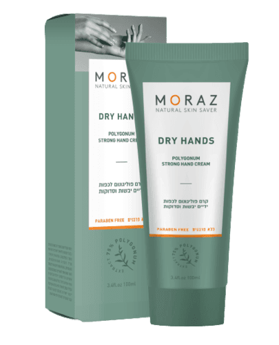 קרם פוליגונום | לכפות ידיים יבשות וסדוקות | מכיל 100 מל | מורז | Moraz