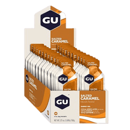 גל אנרגיה | ENERGY GEL GU | בטעם קרמל מלוח | מכיל 24 יח | גי יו אנרגי | GU Energy