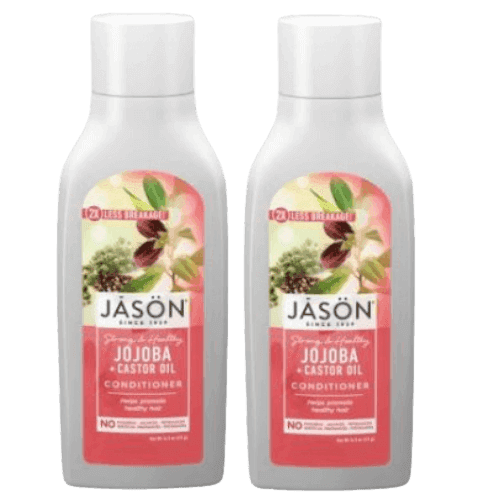 מבצע זוגי | גייסון מרכך חוחובה | שמן קיק לשיער חזק ובריא | 454 גר | JASON גייסון | JASON