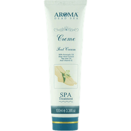 קרם רגליים | מועשר בשמן אבוקדו | אלוורה ועץ התה | 100 מל | ארומה דד סי | Aroma Dead Sea