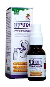 אוטיקון תרסיס לאוזניים | מכיל 15 מל | רכיבים טבעיים בלבד | אריזת חיסכון | טרי אוף לייף | Tree Of Life